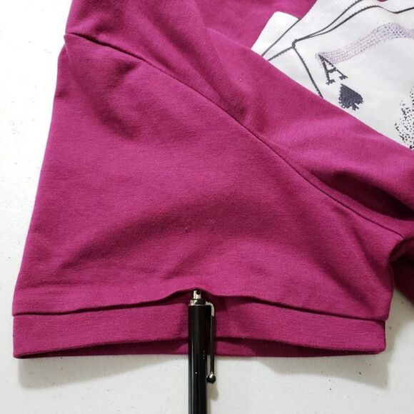 NWT Order Plus Burgundy Aces Graphic Unisex T-Shirt – Size L - Picture 6 of 7